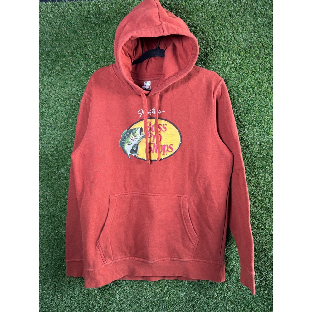 Bass Pro Shops Mens Medium Hoodie Sweatshirt Outdoor Fishing Apparel